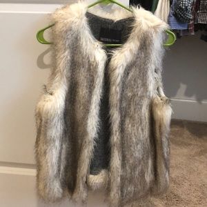 Victoria Secret faux fur vest